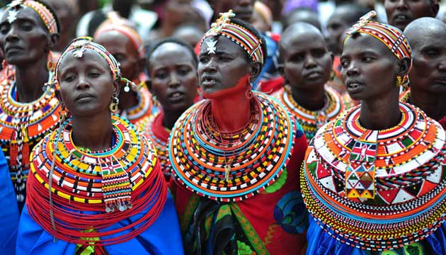 Maasai people in Kenya